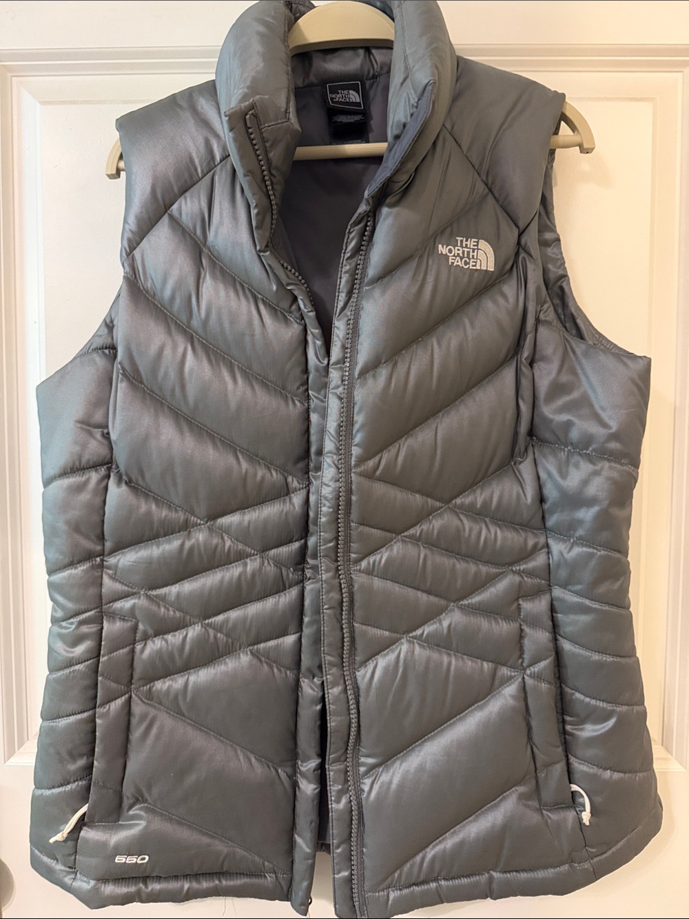 The North Face Women’s Steel Gray Quilted Insulated Vest